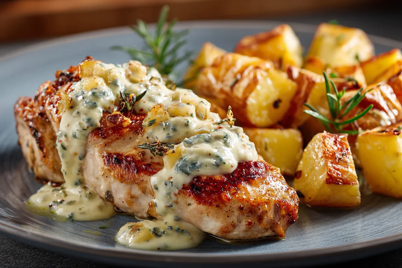 292 high protein creamy garlic chicken crispy potatoes 1 69c9c9220f599 6