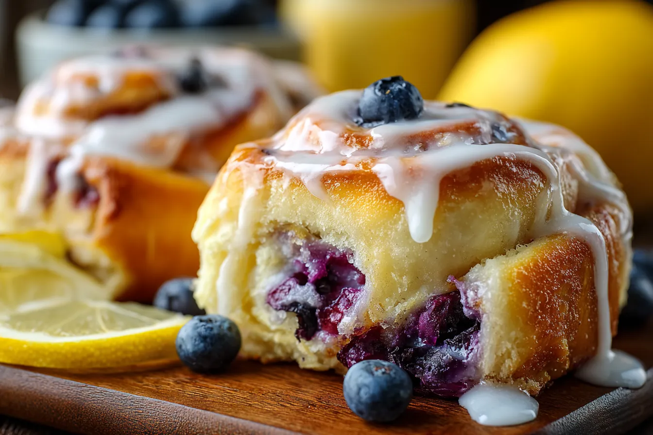 Irresistible Lemon Blueberry Sweet Rolls Recipe for Sweet Success!