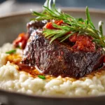 Mouthwatering Italian Pot Roast with Creamy Parmesan Risotto