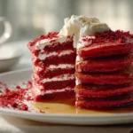 Red Velvet Pancakes Recipe - Soft, Fluffy & Perfect for Breakfast