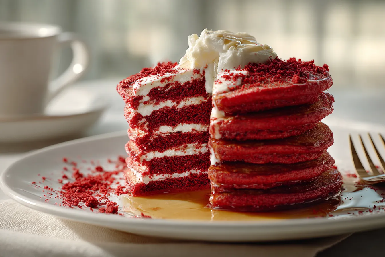 Ultimate Red Velvet Pancakes Recipe – Soft, Fluffy & Perfect!