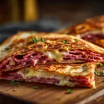 Reuben Quesadillas With Corned Beef