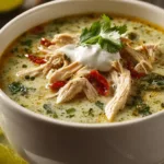 Slow Cooker Chicken Poblano Soup