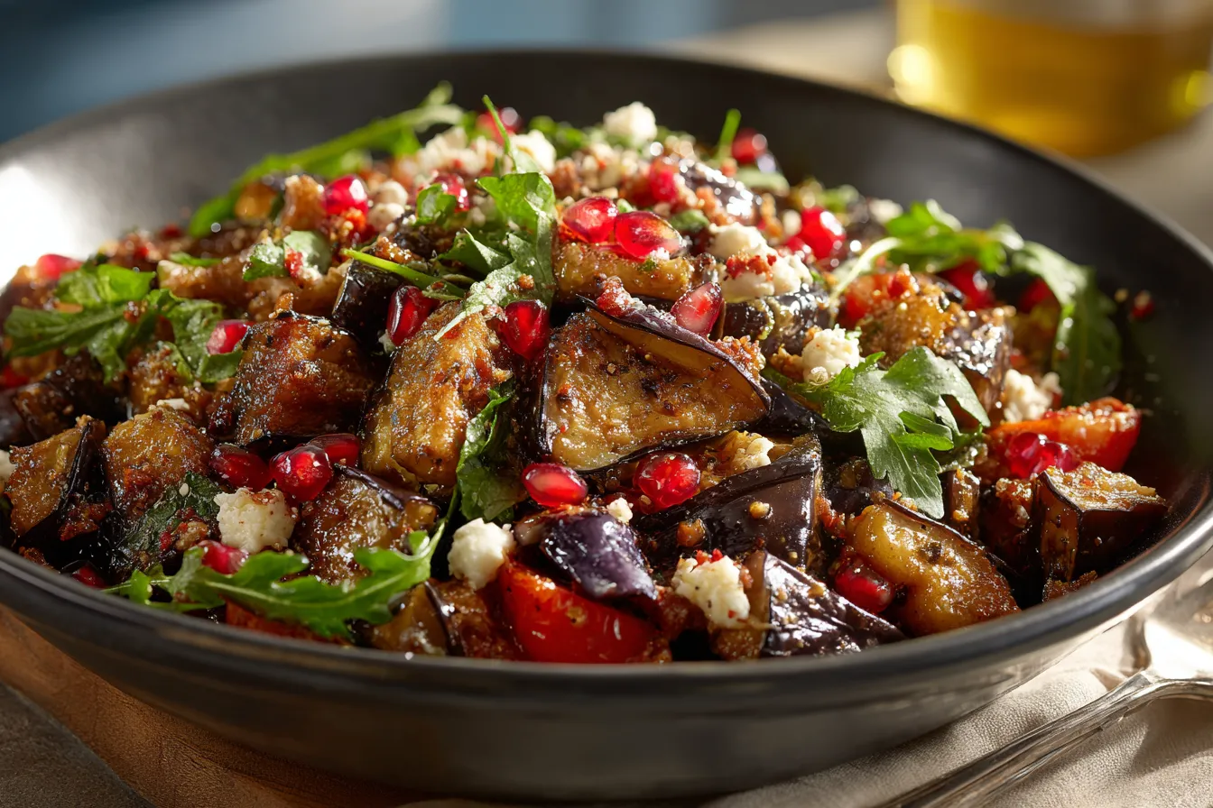 Irresistible Spiced Roasted Eggplant Salad for Workday Lunch Bowls