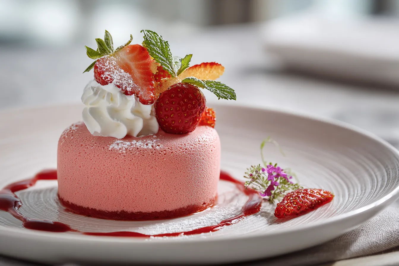 Delicious Strawberry Mousse & Whipped Cream for Easy Entertaining