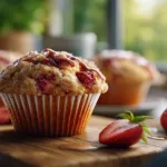 Strawberry Protein Muffins