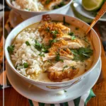 Coconut Chicken Brothy Rice: Cozy Delight