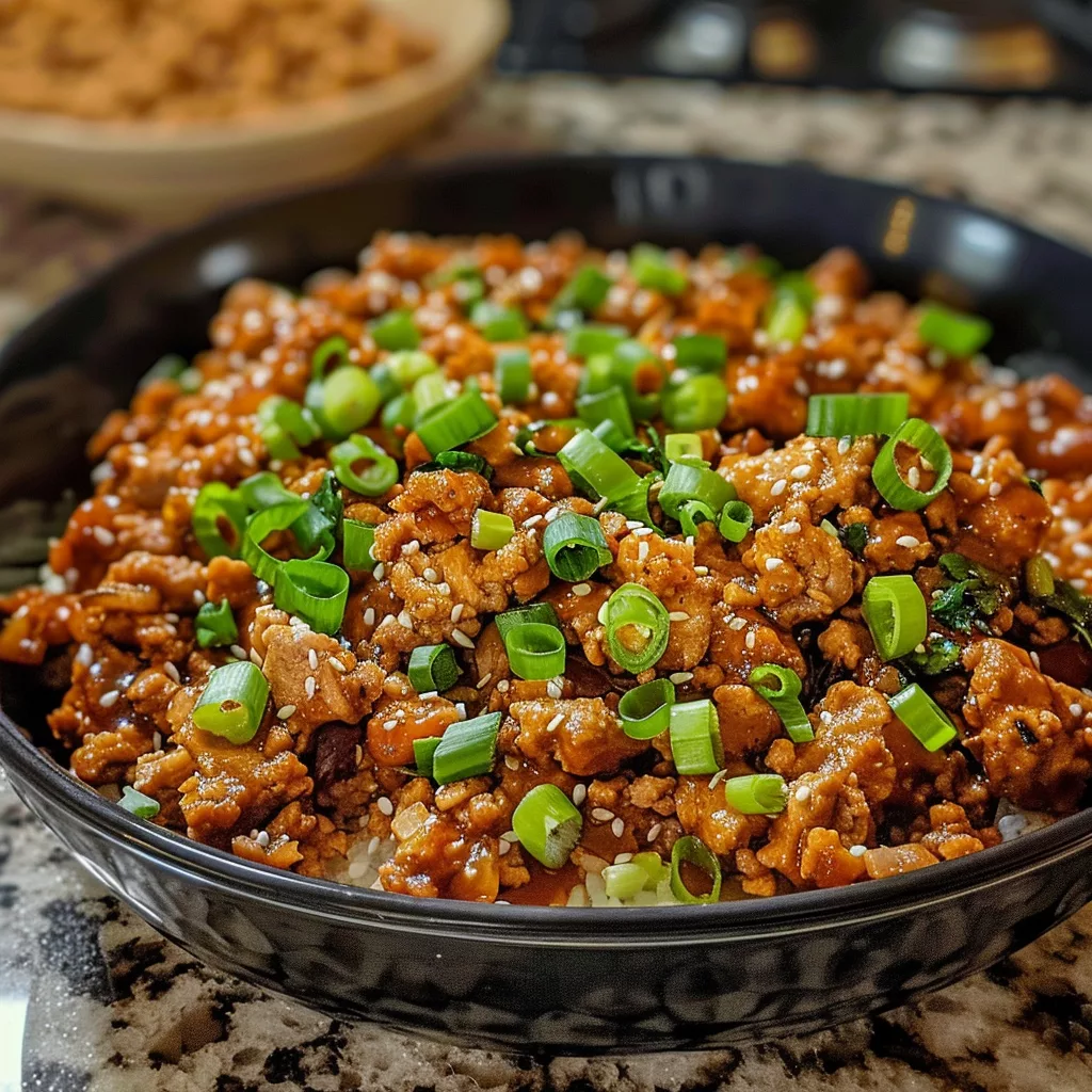 Honey Garlic Ground Turkey