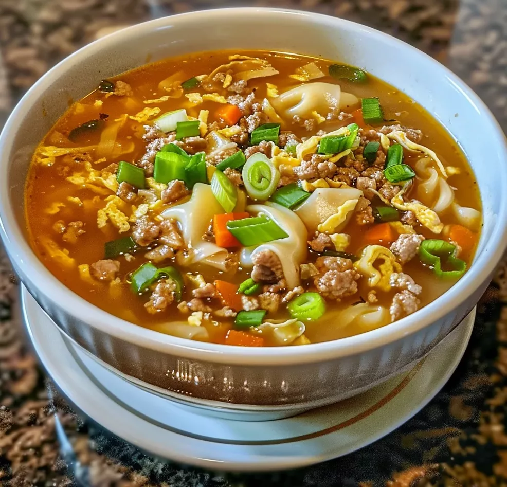 Cozy One-Pot Egg Roll Soup Full Recipe