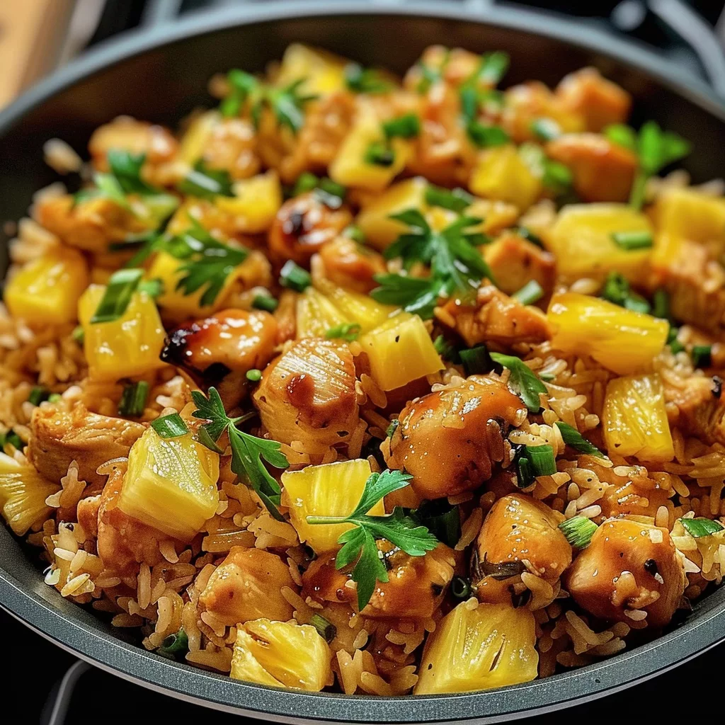 Pineapple Chicken and Rice: One-Pan Delight
