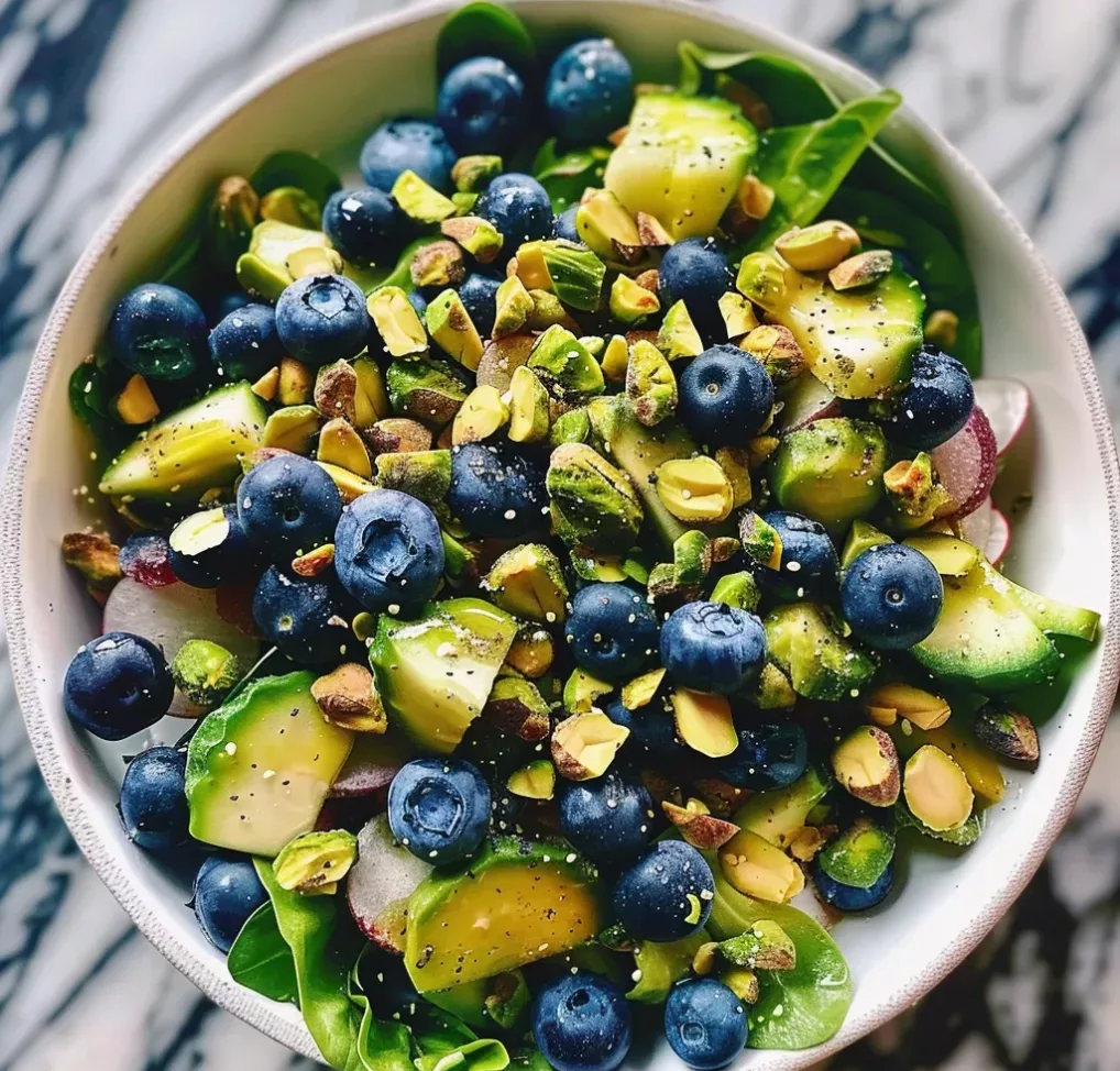 Blueberry Pistachio Spring Salad: Fresh Springtime Delight