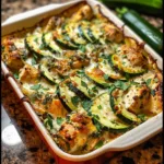 High Protein Chicken Zucchini Bake