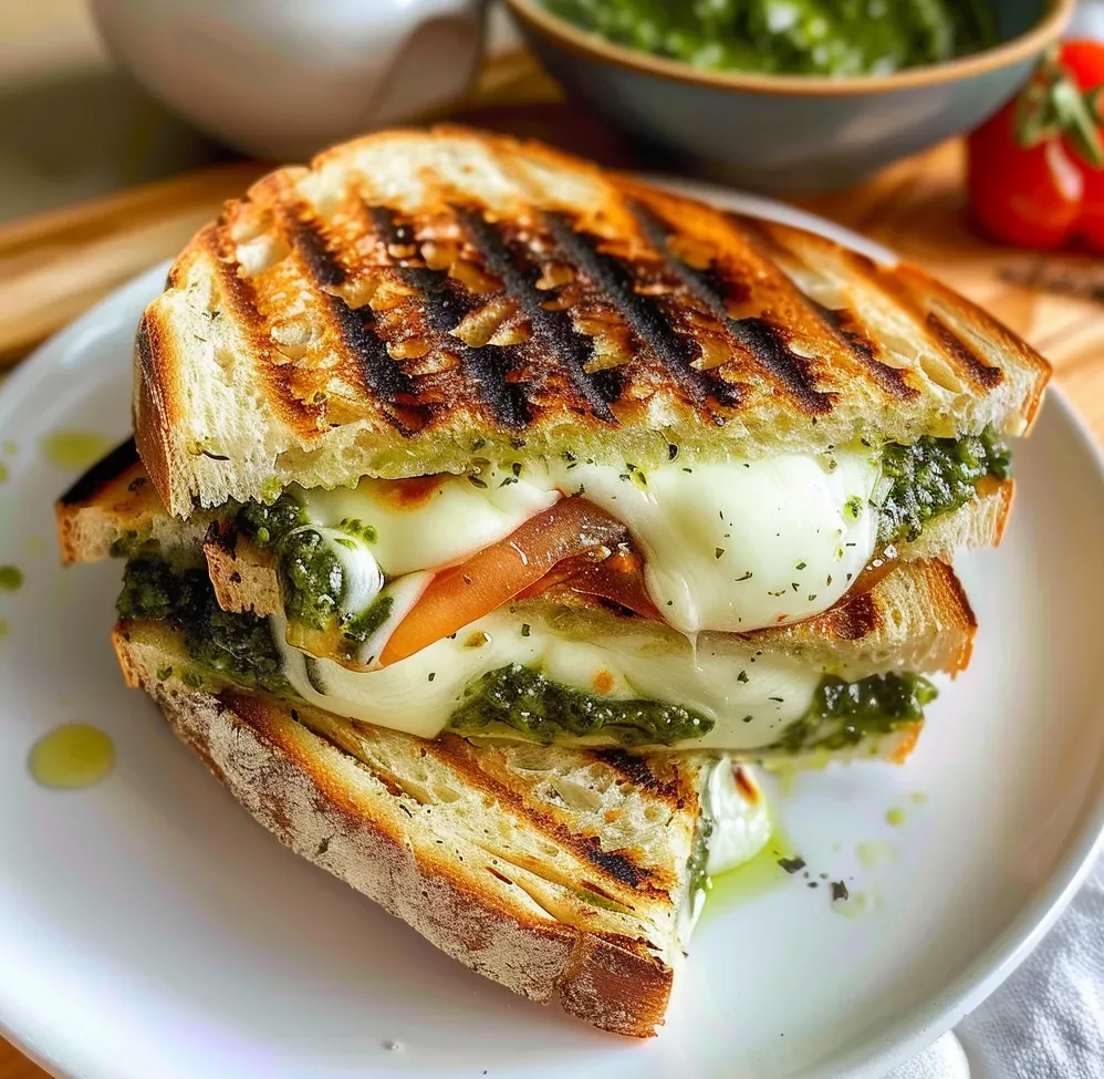 Mozzarella Pesto Panini