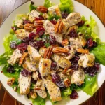 Cranberry Pecan Chicken Salad with Poppy Seed Dressing