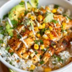 Street Corn Chicken Rice Bowl Recipe: A Creamy Meal Prep Favorite