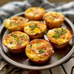 Cheesy Muffin Tin Cottage Cheese Egg Bites