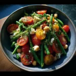Tomato-Green Bean Salad With Chickpeas, Feta and Dill