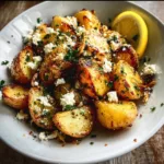 Greek Roast Potatoes With Lemon And Feta