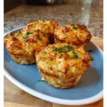 Easy Cheesy Cauliflower Muffins (Low Carb)