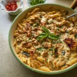 High-Protein Marry Me Chicken Cottage Cheese Pasta Sauce