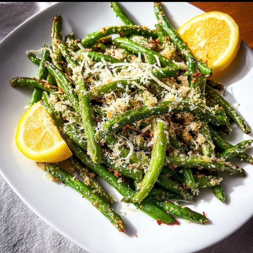 Crispy Air Fryer Green Beans with Lemon Parmesan Crust 2 image 1779020398028