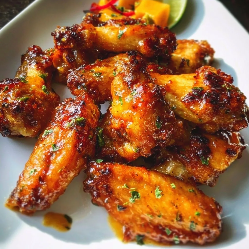 Crispy Air Fryer Mango Habanero Chicken Wings 2 image 1779020482679