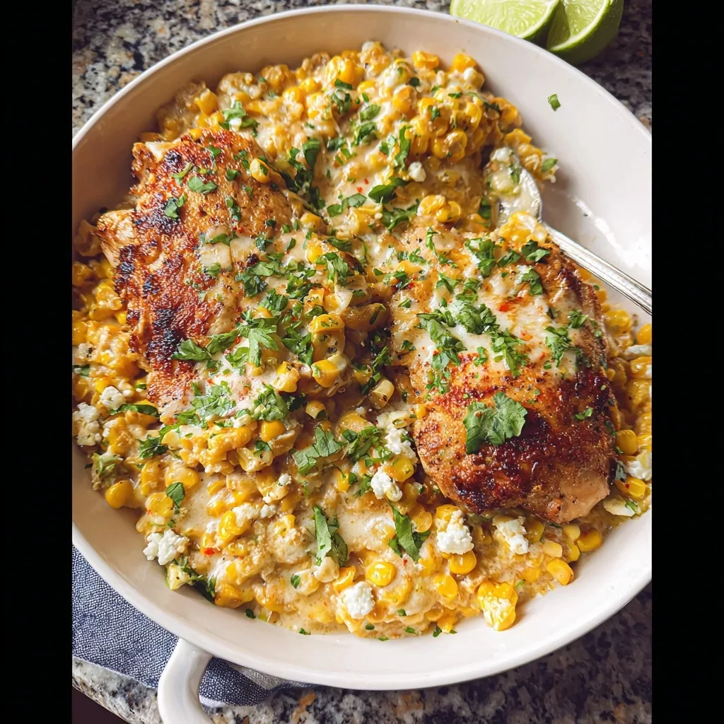 High Protein Cheesy Elote Chicken Casserole 2 image 1779022170724