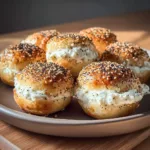 High-Protein Bagel Bites Packed with Creamy Cream Cheese