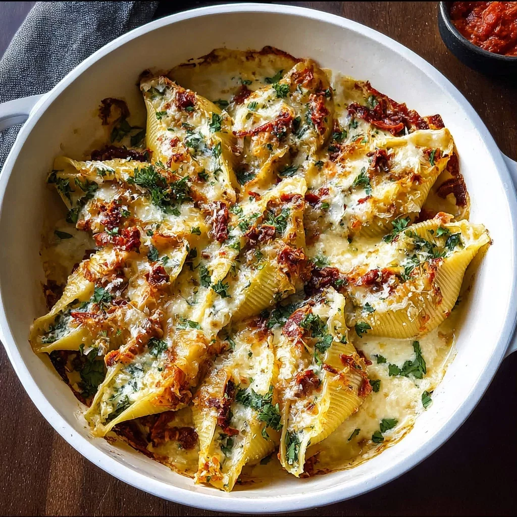 Creamy Sun-Dried Tomato and Ricotta Stuffed Shells 2 image 1779281110275