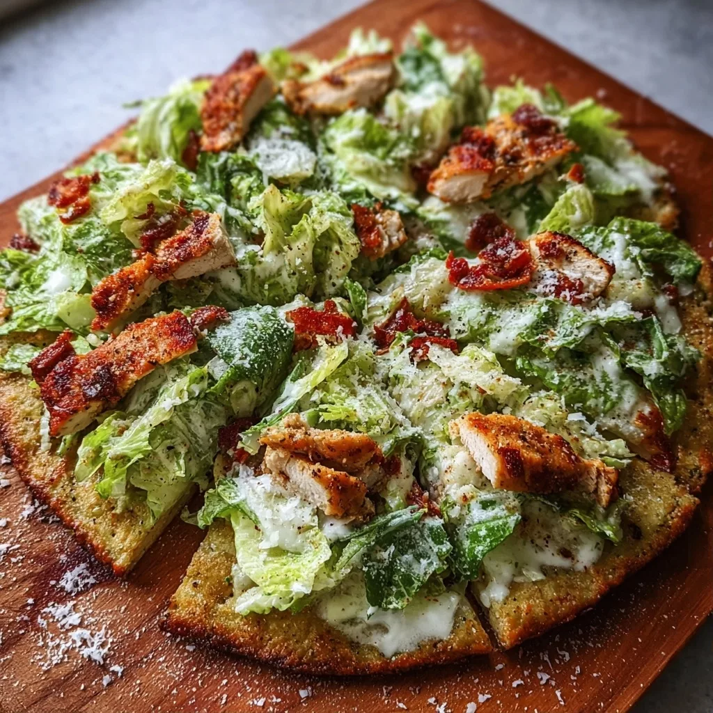 Chicken Crust Caesar Salad Pizza Recipe 2 image 1779384135076