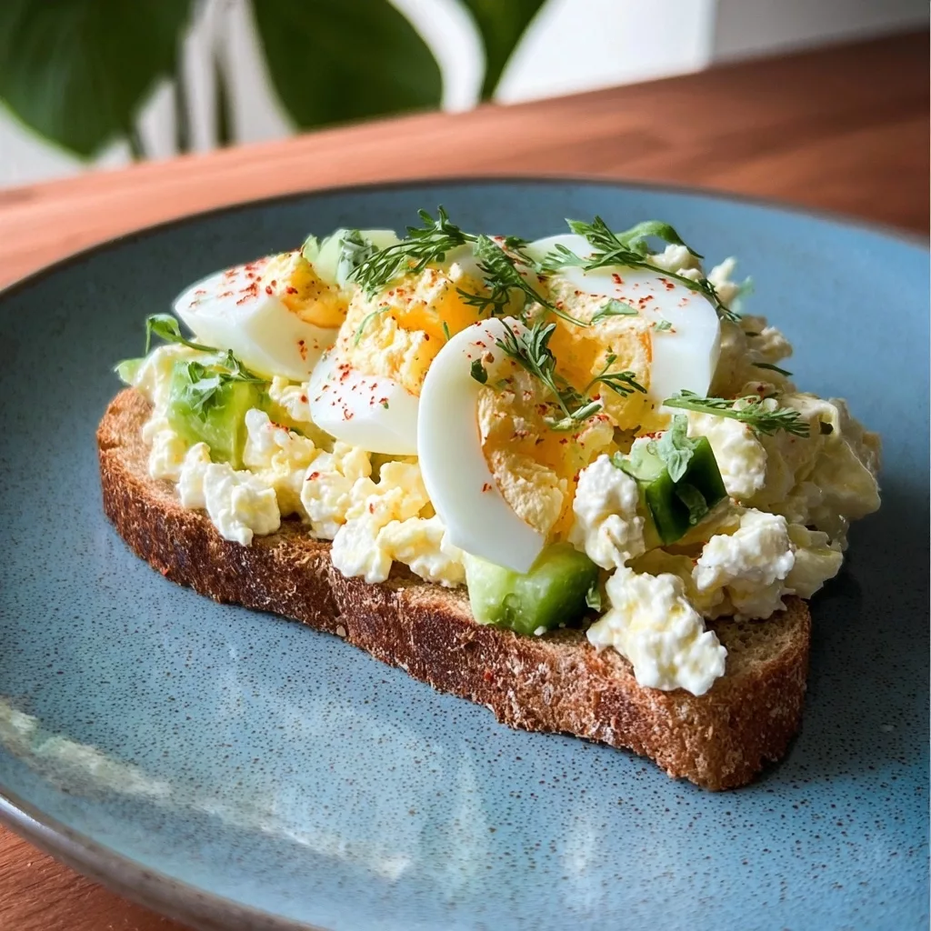 High Protein Cottage Cheese Egg Salad - No Mayo! 2 image 1779384525733
