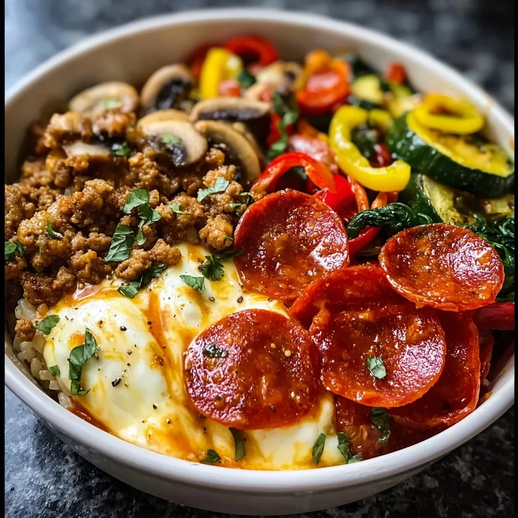 Pizza Protein Bowl Recipe: A Healthy Low-Carb Meal 2 image 1779387178105